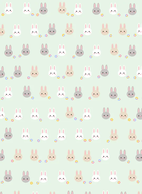 Bunnies bookmark design