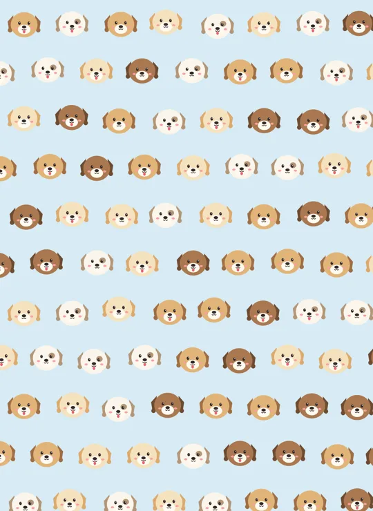 Dogs bookmark design