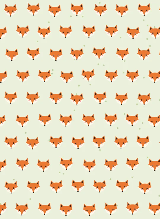 Foxes bookmark design