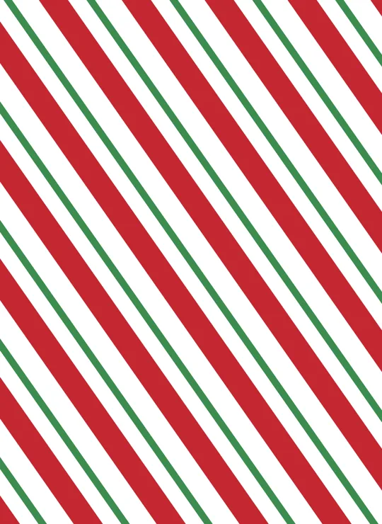 Candy Cane Stripes bookmark design
