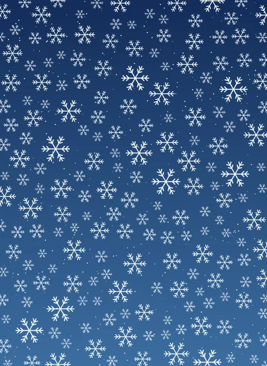 Snowflakes bookmark design