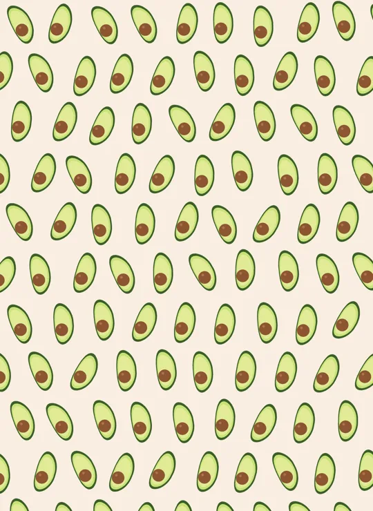 Avocados bookmark design