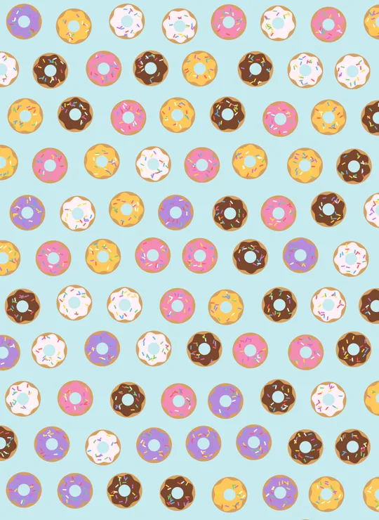 Donuts bookmark design