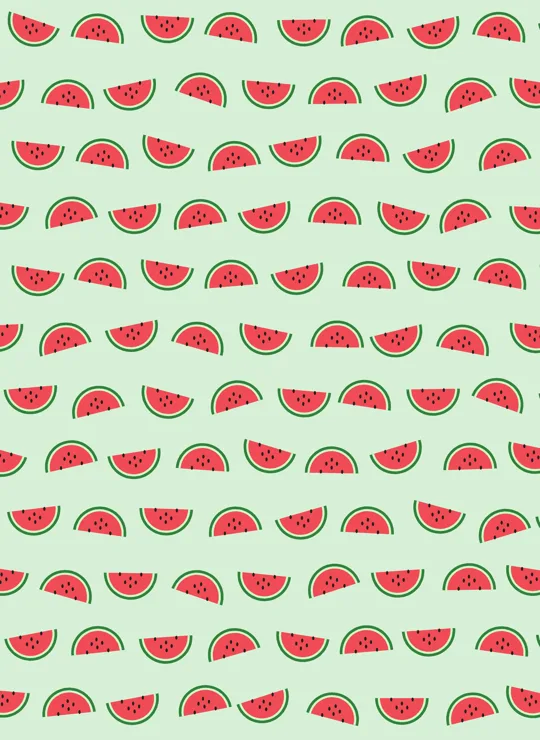Watermelon bookmark design