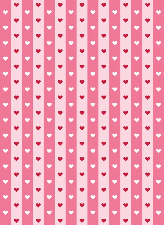 Heart Stripes bookmark design