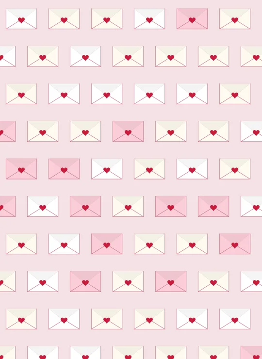 Love Letters bookmark design