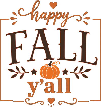 Happy Fall Y'all sticker