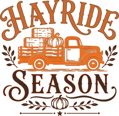 Hayride Season sticker