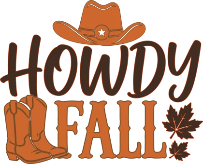 Howdy Fall sticker