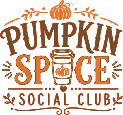 Pumpkin Spice Social Club (Coffee Cup) sticker